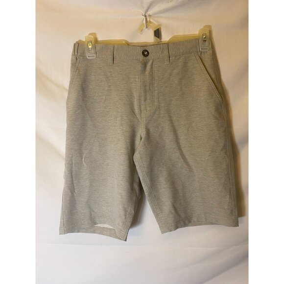 BKE Hybrid Mens Tan Shorts New 30 waist Small 12" inseam Pockets S - Picture 1 of 2